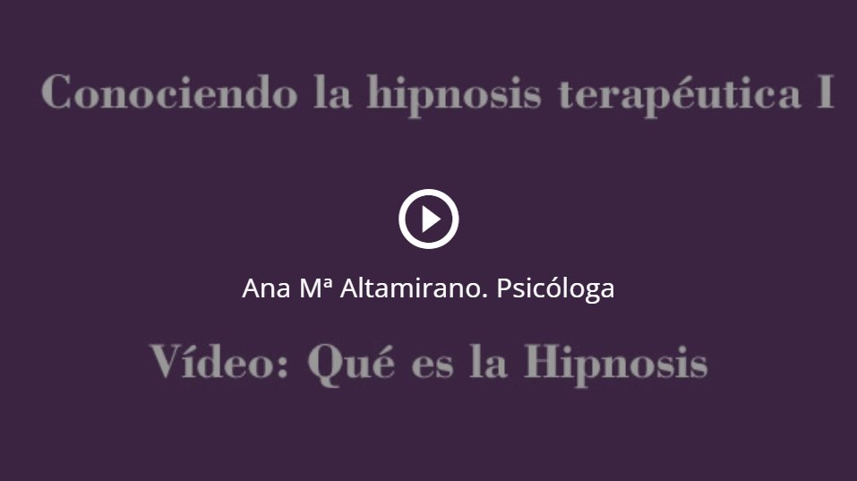 Vdeo de Centro de Psicologa e Hipnosis Amets